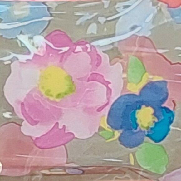 Clear Plastic Floral Carry Purse/Tote - Picture 7 of 7